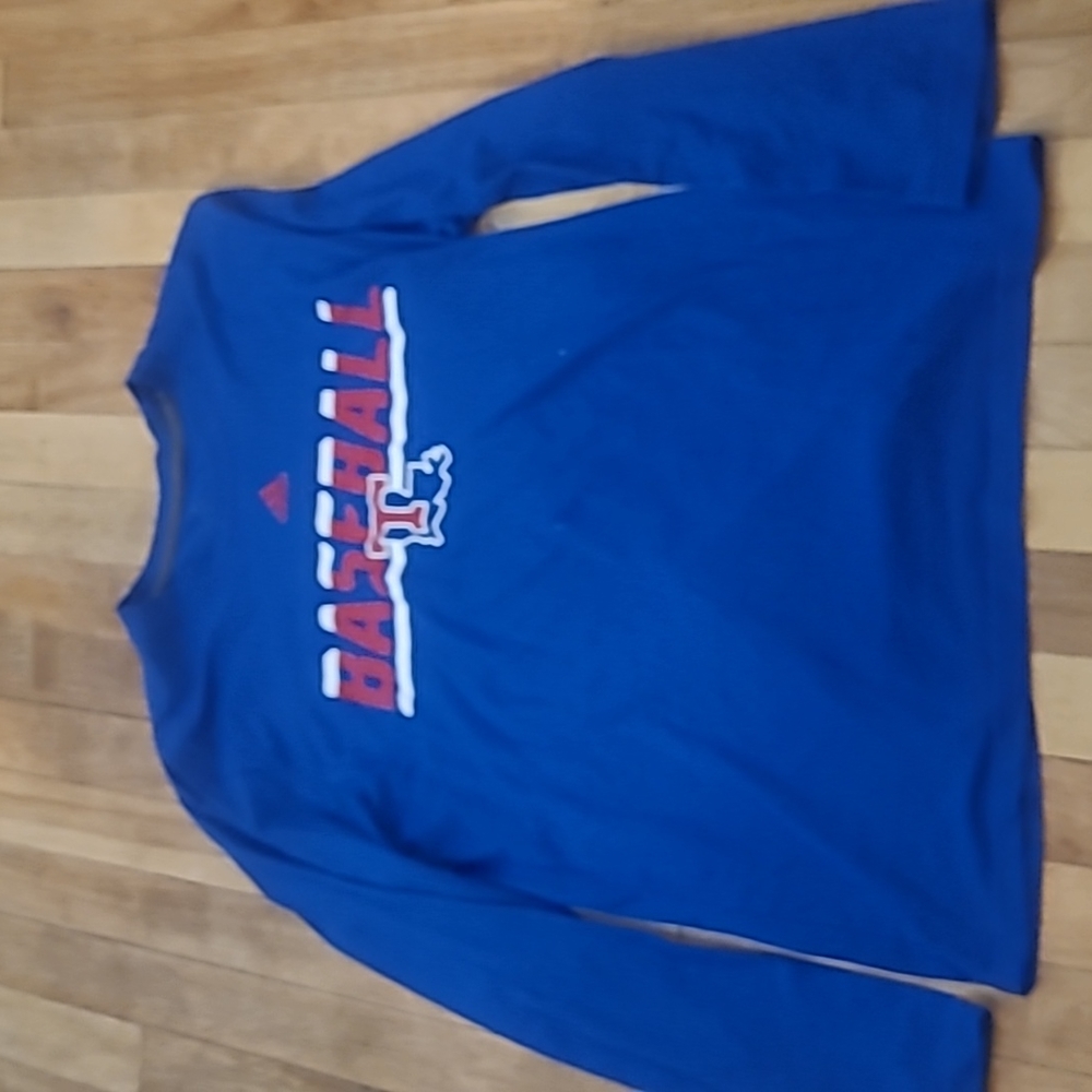 Louisiana Tech Bulldogs Adidas baseball LS shirt Large